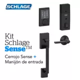 Kit Sense Century Negro+Manijón Schlage