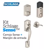 Kit Sense Camelot Satín+Manijón  Izquierd Schlage