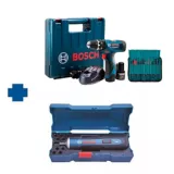 Taladro a bateria GSB 1200-2 LI Kit accesorios + Bosch Go Li-Ion