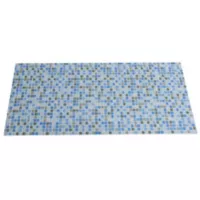 Tapete Baño Antideslizante Azul 65x150 cm