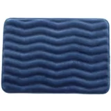 Tapete De Baño Zigzag Azul 43x61 cm