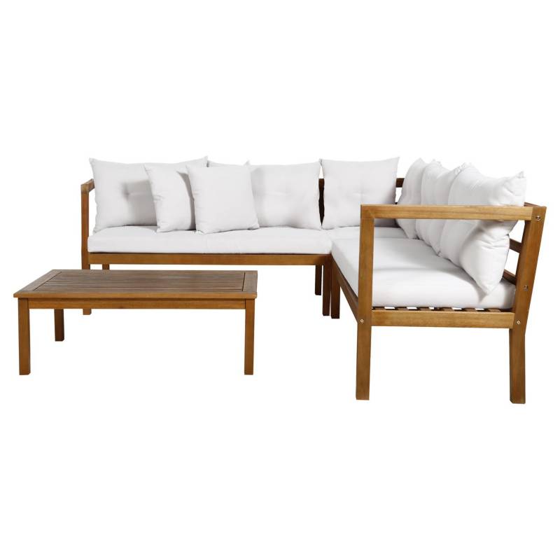 WOODEY Home Furniture - Juego de muebles plegables (3 piezas), color gris