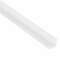Ángulo PVC Blanco Satin 10x10mm 1m