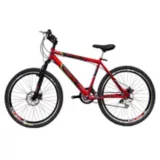 Bicicleta De Montaña Sforzo R26 18V Con Suspensión Rojo
