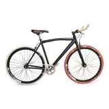 Bicicleta Urbana Sforzo Fixed Fli F Flop R700 Doble Pared Negro