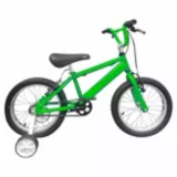 Bicicleta Niño R- 16 C/Auxiliares Verde Bin1601