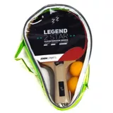 Set Tenis De Mesa Legend 2 Stars 2 Raquetas Mango Anatómico - 2 Pelotas