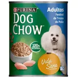 Alimento Húmedo Para Perro Festival Trozos de Pollo Dog Chow 368 g