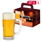 Set x4 Jarro Cervecero Lisboa 410 ml