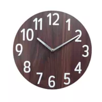 Reloj Pared 30 cm Café Texas