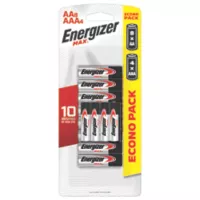 Energizer Combo Pilas AA Energizer Max x8und + Pilas AAA Energizer Max x4und