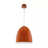 Lámpara Colgante Sarabia en Acero Color Naranja con led Integrado