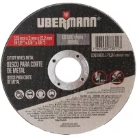 Disco Abrasivo Corte Metal 4-1/2-pulg X 3mm Ubermann