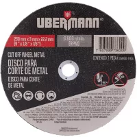 Disco Abrasivo Corte Metal 9-pulg X 3mm Ubermann