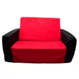 Sofa Cama Para Mascotas Mediano Petizoos Rojo - Negro