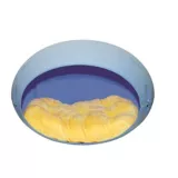 Cama Huevo Plástica con Colchón para Mascotas 40 x 64 x 40 cm Azul