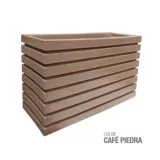 Jardinera Polietileno Café Piedra 100 x 35 x 60 cm