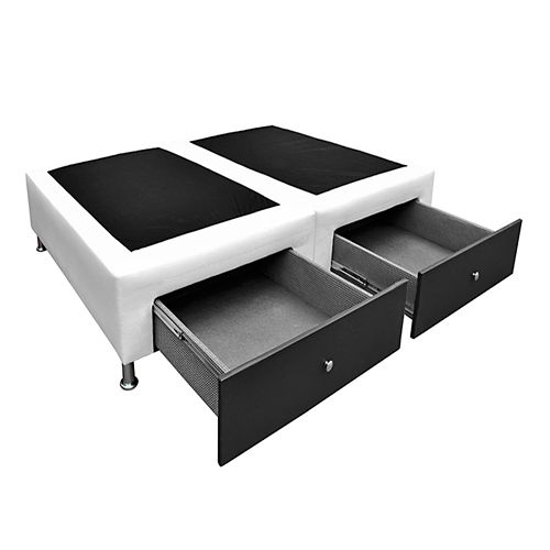 Base Cama Dividida Tamaño Queen en Madera, 160 x 190 cm Dormilandia  DORMILANDIA