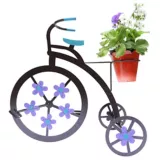 Triciclo Para Matera Jardín Acero Capacidad 1 Matera Cobre