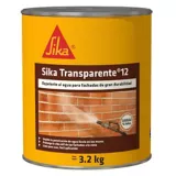 Sika Transparente-12 Repelente Agua Incoloro Para Fachadas 3kg