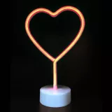 Lámpara De Mesa Neón Corazón