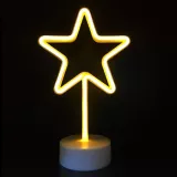 Lámpara De Mesa Neón Estrella