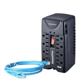 Kit Regulador PRO-PC 1000 VA + Cable Patch Cord Cat 5e 3-pies Azul Nicomar