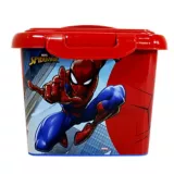 Caja Infantil Tapa Broche Spiderman 17x21x24 cm 4 Lt