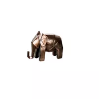 Home Collection Escultura Elefante 12,5 cm Cobre Arabia