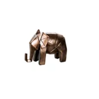 Home Collection Escultura Elefante 14 cm Cobre Arabia