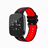 Reloj Inteligente Bluetooth Sport Band con Sensor de Ritmo Cardiaco iOS-Android Rojo
