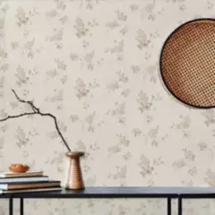 GENERICO - Papel Mural Satinado Flor 53 cm x 10 Mt Concerto