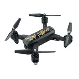 Quadcopter Plegable para Fotos y Videos Full HD 2 Megapíxeles Negro