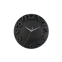 Just Home Collection Reloj 3D Go 50x50 cm Negro