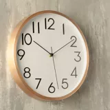 Reloj Cool 30x30 cm Dorado