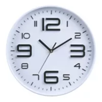 Reloj Big Number 30x30 cm Bco