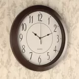 Reloj Borde Negro 40x40 cm