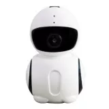 Cámara IP HD Lente Ojo de Pez Robot WiFi Blanca