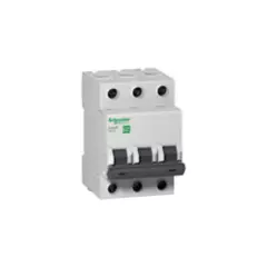 SCHNEIDER ELECTRIC - Mini Breaker Easy9, 3 Polos, 40 A, 10 kA, 230-400 V AC, Curva C, Riel DIN