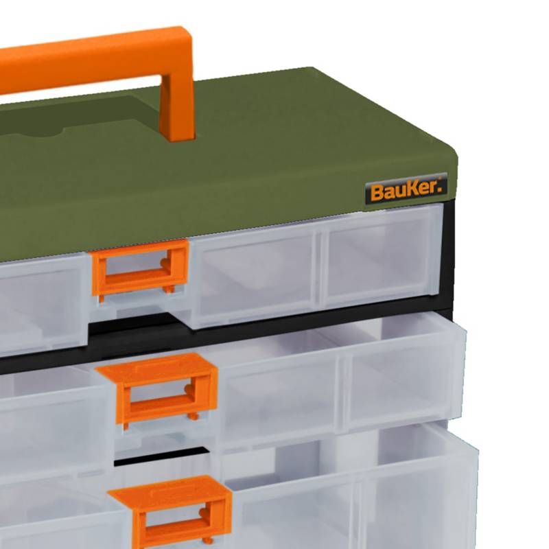 Organizador Modular Gavetas 2x40+2x80 Negro Rimax