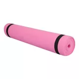 Colchoneta Tapete De Yoga 173 Cm Pvc Entrenamiento Color Rosa