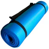 Colchoneta Tapete De Yoga 173 Cm Nbr Entrenamiento Color Azul