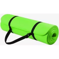 Colchoneta Tapete De Yoga 173 Cm Nbr Entrenamiento Color Verde