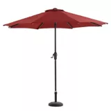 Paraguas Real Sunbrella Para Jardin Color Rojo
