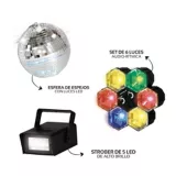 Kit De Luces Led Multicolor Esfera-Strober