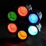 Lámpara Fiesta 6 Luces LED Colores 4w
