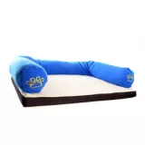 Cama Sofá Para Mascotas Grande de Espuma/Tela 75x55 cm Interpet Azul