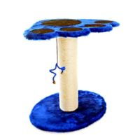 Torre Rascador Para Gato + Cama 50x40x62 cm Interpet Azul