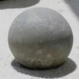 Esferas Concreto de 25 cm Negro