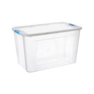 Paquete de 2 cajas organizadoras de plástico transparente de 24 rejillas,  contenedor de almacenamiento con divisor ajustable, caja organizadora de,  cajas transparentes organizadoras